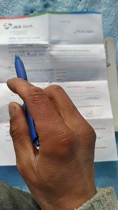 How to fill SMS alert form of J&K bank.
