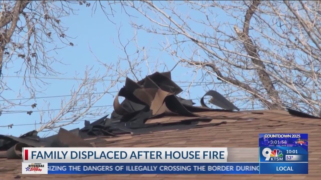 Family displaced after house fire in Lower Valley - YouTube
