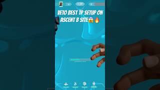 Veto craziest setup on ascent B site🔥😱 #valorant #brimstone #ascent #lineups #jett #reyna #shorts