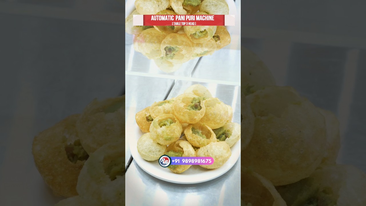 Hygienic Pani Puri Machine | Best Automatic Pani Puri Vending Machine for Business 