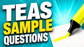 TEAS Sample Questions #nursingentranceexam