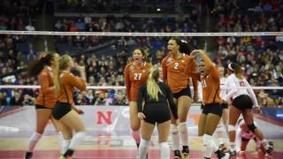 NCAA Texas Volleyball's victory over Nebraska [December 15, 2016]