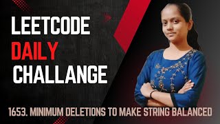 1653  Minimum deletions to make string balanced  | Leetcode Daily Challenge | Prefix Concept | JAVA