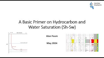 A Basic Primer on Hydrocarbon and Water Saturation (Sh-Sw)