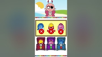 Guess The Correct Characters - Inside Out 2 puzzle game #shorts #puzzle #insideout2 #sprunki