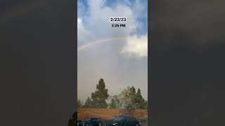 🌈 Captured on the 210 East in Pasadena, California #vegas #california #rainbow #californiadreaming
