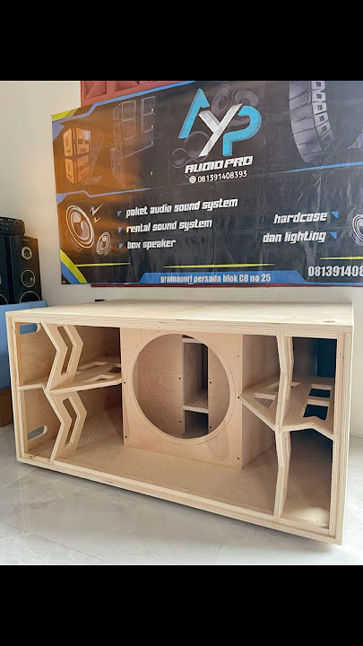Skema box TH NMAX 118 dengan ukuran detail cek video kami #hardcase #skemaboxspeaker #boxcustom