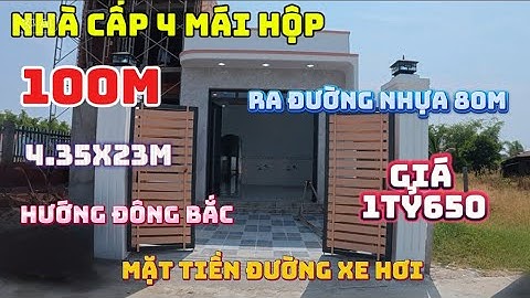 Đất Cần Giuộc Giá Rẻ| Nhà cấp 4 mái hộp chỉ còn 1 căn duy nhất giá này.