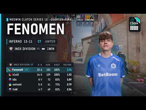 FenomeN POV against 1win on Inferno