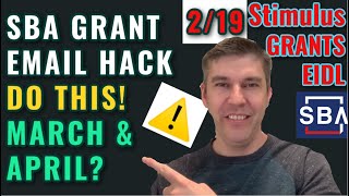 EIDL GRANT UPDATE $10,000: SBA EMAIL HACK! DO THIS! Targeted Advanced Grant [2-19] PPP 2 PPP2
