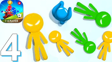 Stickman Party - Gameplay Walkthrough Part 4 New Levels New Update (Android Gameplay)