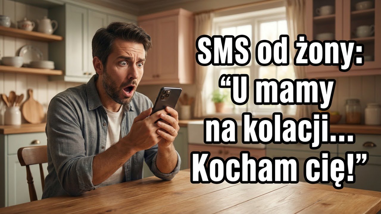 „Moja żona napisała SMS-a: ‘Utknęłam u mamy na kolacji, kocham cię!’…”