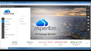 OneStream Homepage Builder (HPB) from Asperitas