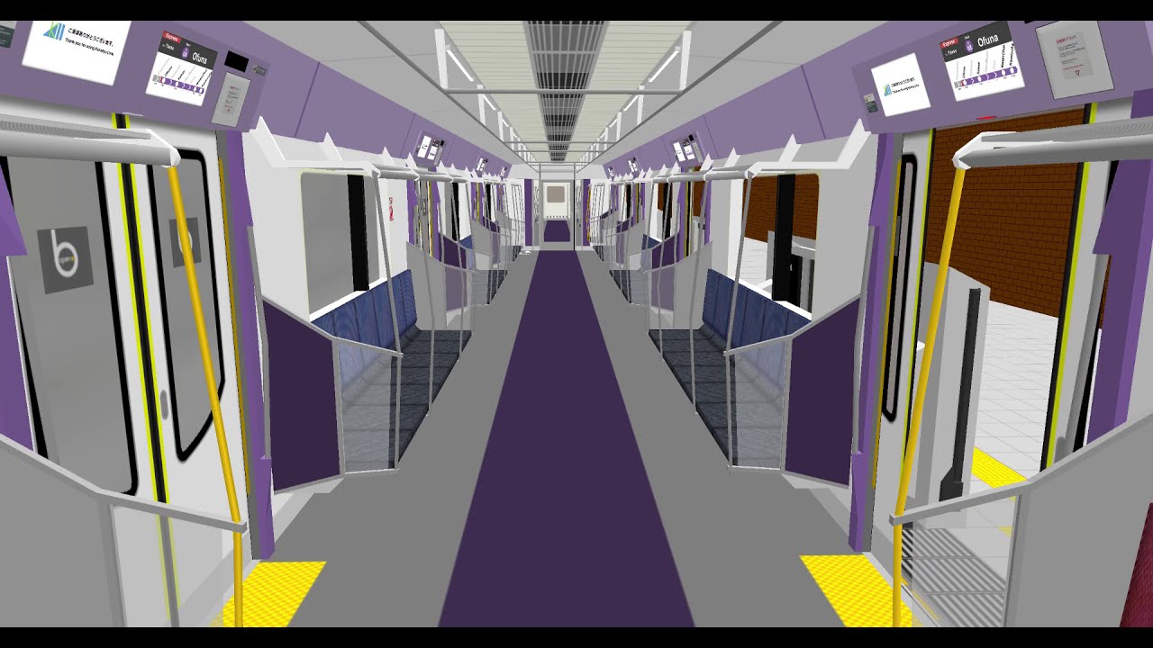 神奈急のひたすらドア開閉集 #架空鉄道 #OpenBVE