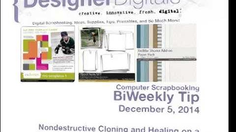 Nondestructive Cloning and Healing on a Separate Layer in Photoshop or PSE