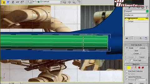 The3Dultitmate.com 3D Studio Max Modeling Pit droid Star Wars Star Wars