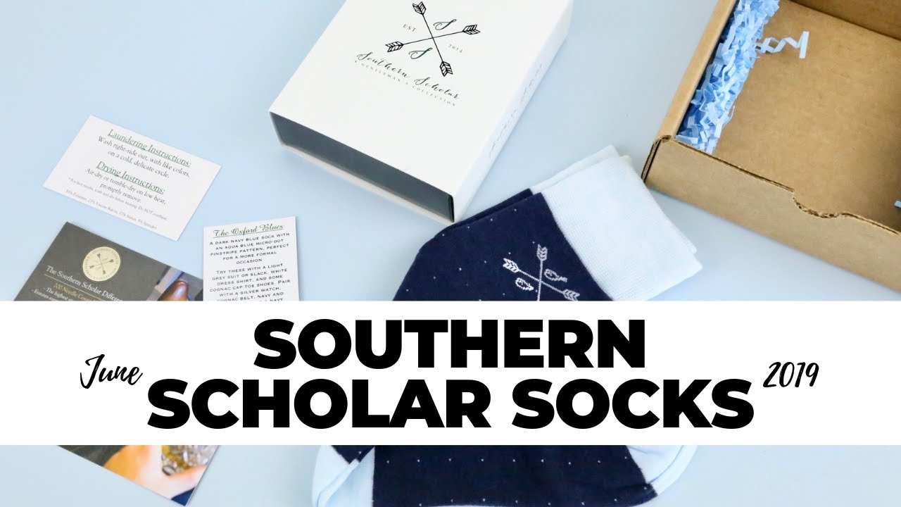 Southern Scholar Socks Review June 2019: Men's Subscription Box