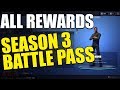 Every Season 3 Battle Pass UNLOCK | Tier 1-100 | Fortnite