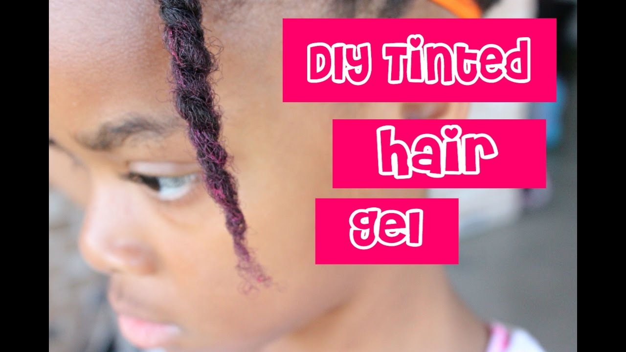 DIY Colored Hair Gel Beauty HowTo l Glitter Girls Club YouTube