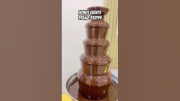 chocolate fountain ⛲️ #honeyevents#9154233399 #vijayawada #youtube #youtubeshorts #google #event #