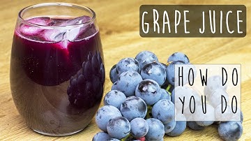 Homemade Concord Grape Juice - From Vine to Glass - A Flavorful Adventure 🍇