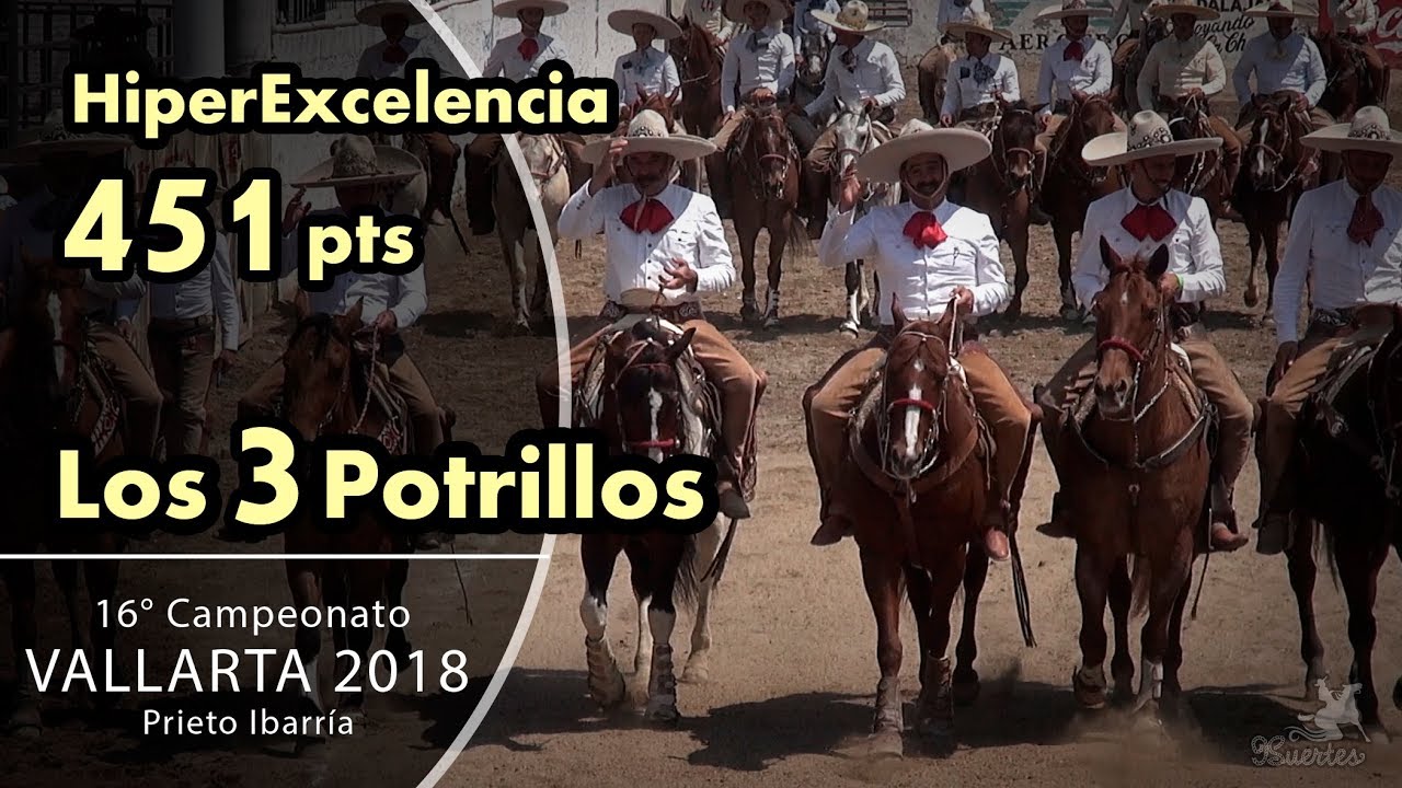 HIPEREXCELENCIA Los 3 Potrillos Campeones - Prieto Ibarria VALLARTA 2018