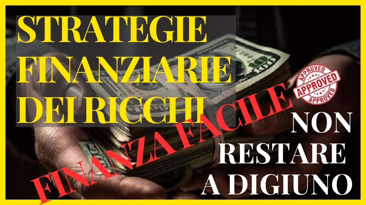 STRATEGIE FINANZIARIE SEGRETE dei RICCHI: Rifinanziamento Immobiliare, Fondi Edge Esperte