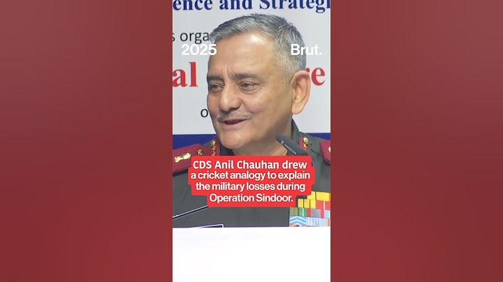 Losses are not important, said CDS Anil Chauhan regarding Operation Sindoor.