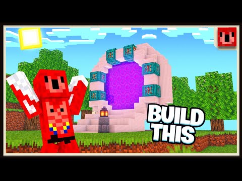 How To Build a Stargate Nether Portal in Minecraft