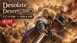 🔴Desolate Desert - DAY 3 | E17 & E46 vs E89 & E90 ⚔️ Massive Desert War! 🔥 | Age of Empires Mobile screenshot 4