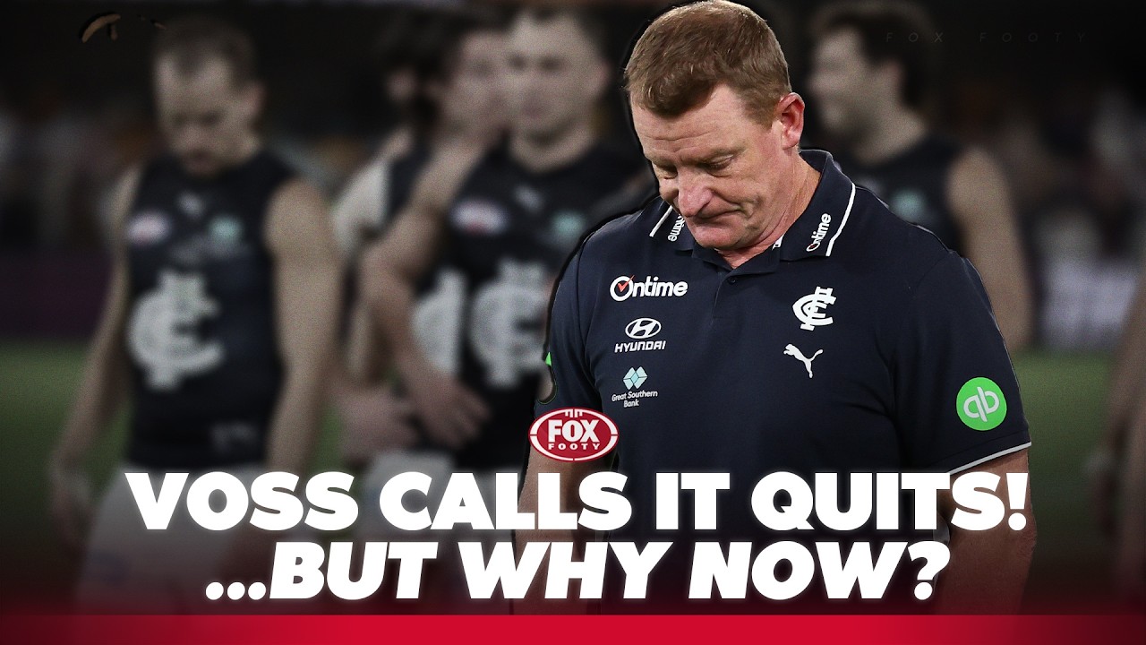 🚨Michael Voss RESIGNS as Carlton coach🚨 Why'd the Blues act now & who are the next contenders? I AFL