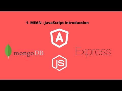 1- MEAN : JavaScript Introduction - YouTube