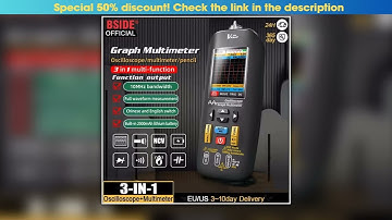 BSIDE O1 New Oscilloscope Professional Handheld Oscilloscope Multimeter DC AC Current Capacitor