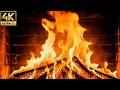 🔥 Cozy Fireplace 4K Ultra HD 🔥 Real Crackling Fire Sounds Winter Fireplace Ambience