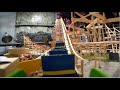 Working Model Wooden Coaster update: transfer track, control panel, and landscaping