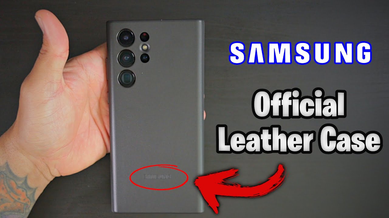 Samsung Galaxy S22 Ultra Leather Case