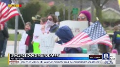 ‘Reopen Rochester’ protest underway outside Pittsford Wegmans