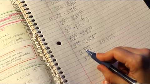 Abeka Algebra 2 Multiplication of Radicals  {Exercises 8.7}