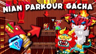 HOW TO PLAY NIAN GACHA PARKOUR + NEW ITEMS | Growtopia