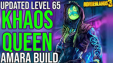 UPDATED BEST ALL AROUND AMARA BUILD! + Gamesave! // Khaos Queen 4.0 Amara Build // Borderlands 3