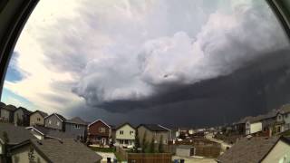 Amazing Calgary Storm Clouds Time Lapse! July 22 2015