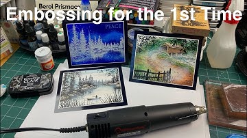 Stampscapes 101: Video 829 EMBOSSING FOR THE 1ST TIME intro