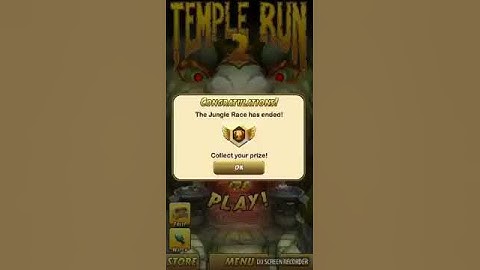 Temple Run 2 global challenge reward