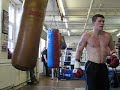 Training footage with ricky hatton  matthew macklin