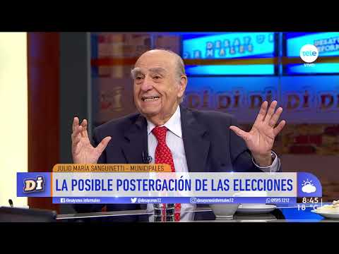 Sanguinetti y el impacto mundial del coronavirus: "Vamos a una situación claramente recesiva"