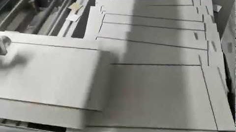 Automatic Rigid box V Grooving machine, Grooving two directions at same time