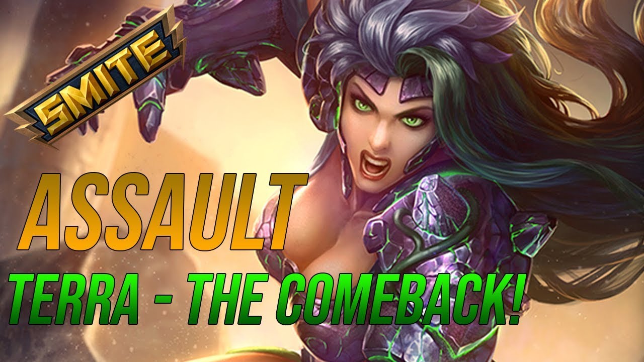 Smite Season 5 Assault - Crazy Comeback - Terra Gameplay!