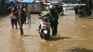 Banjir Putus Akses Jalan Penghubung Kabupaten Bandung