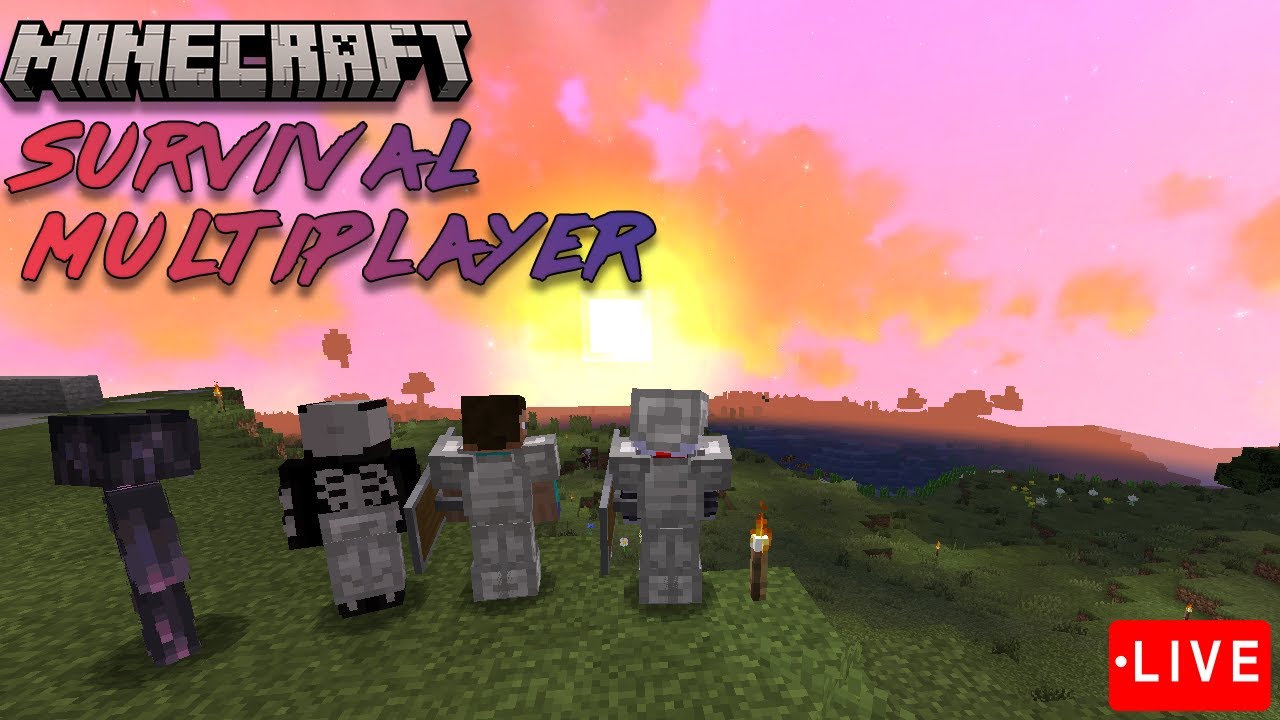 Minecraft With Friends Stream | Live - YouTube