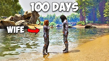 Me And My WIFE Play 100 Days Of ARK SURVIVAL EVOLVED!!! [1/10]